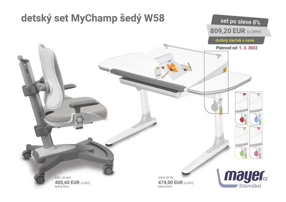 MyChamp šedý W58 - 